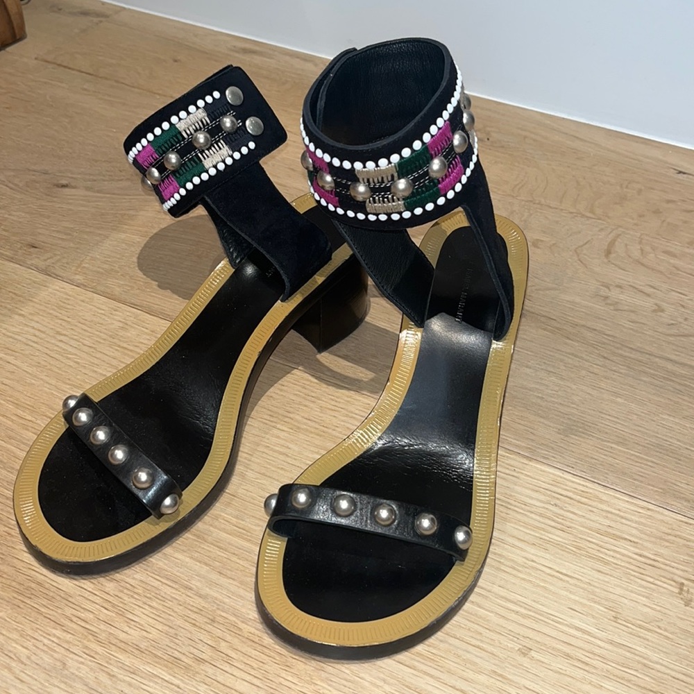 Isabel Marant block heel sandal